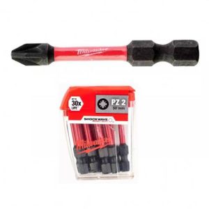 Milwaukee Pz2x50mm Shockwave Vidalama Bits Ucu 10lu Paket