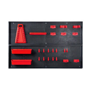 Qbrick Pegboard Kit with Red Additions Alet Askısı ve Avadanlık