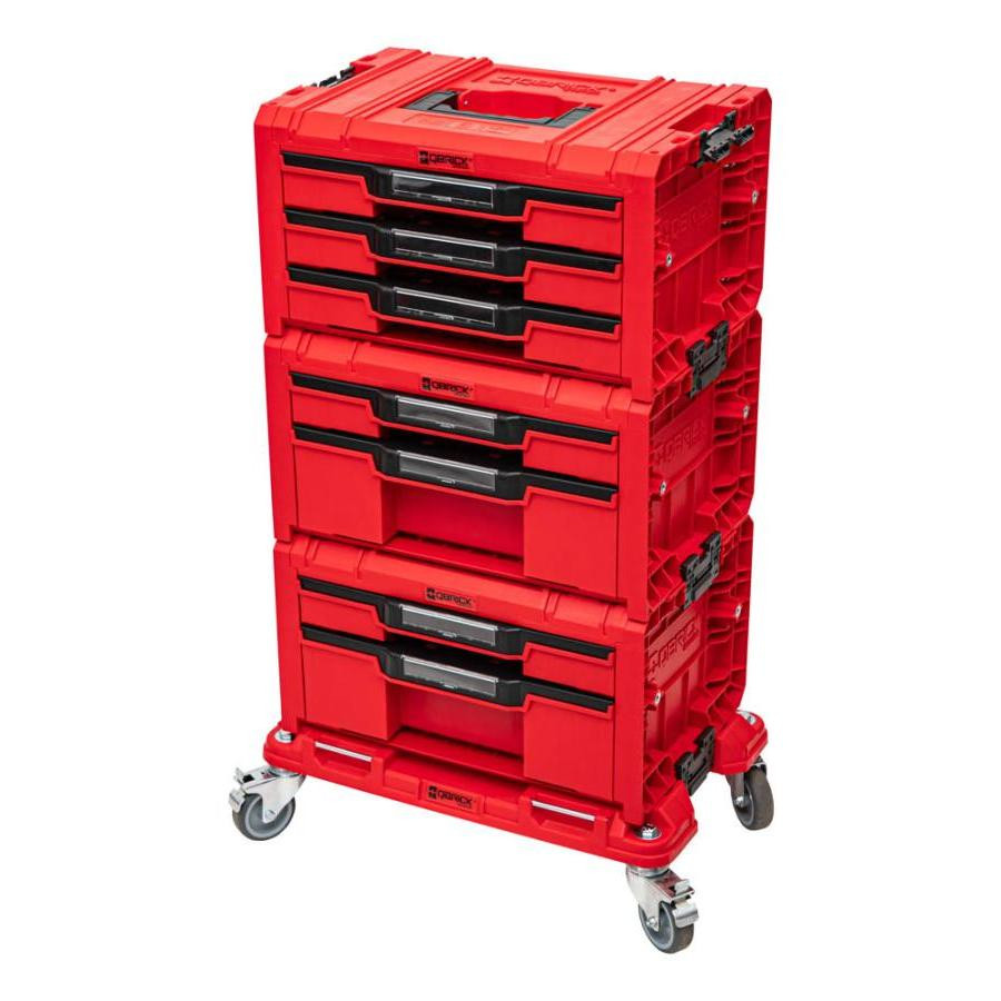 Qbrick System PRO Drawer Workshop Set 3 2.0 RUHD Takım Arabası Kırmızı