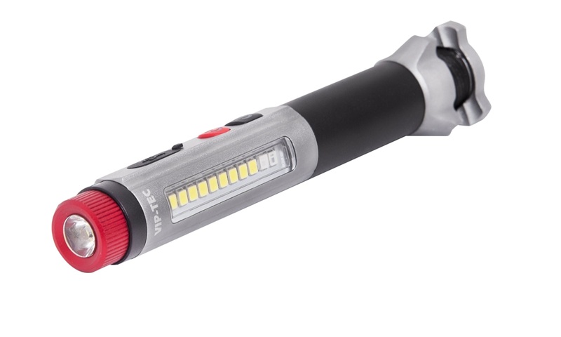 VIPTEC VT891211 RUNO Şarjlı 6 Fonksiyonlu Kalem Tip Fener 500 Lümen