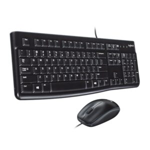 Logitech MK120 Kablolu Klavye Mouse Seti Siyah