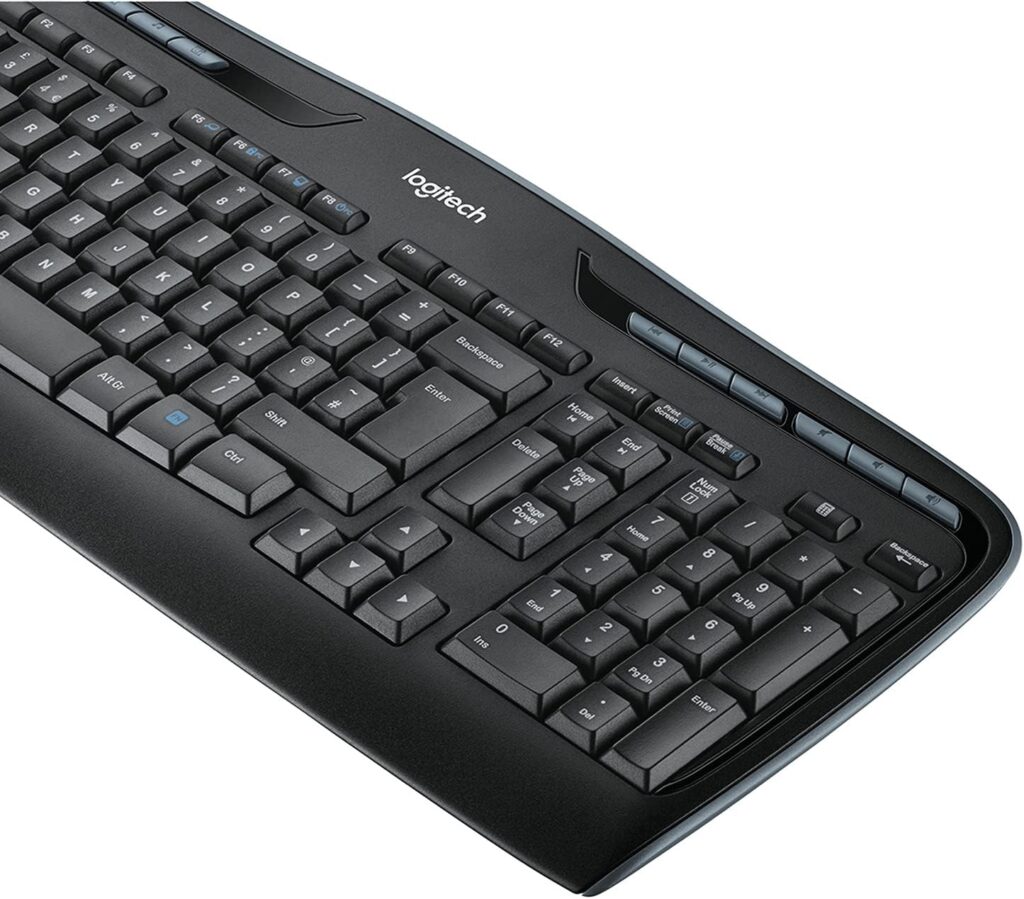 Logitech MK330 Kablosuz Türkçe Q Klavye Mouse Seti - Siyah